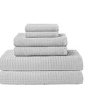 Waffle Twist 6-Pc. Bath Towel Set